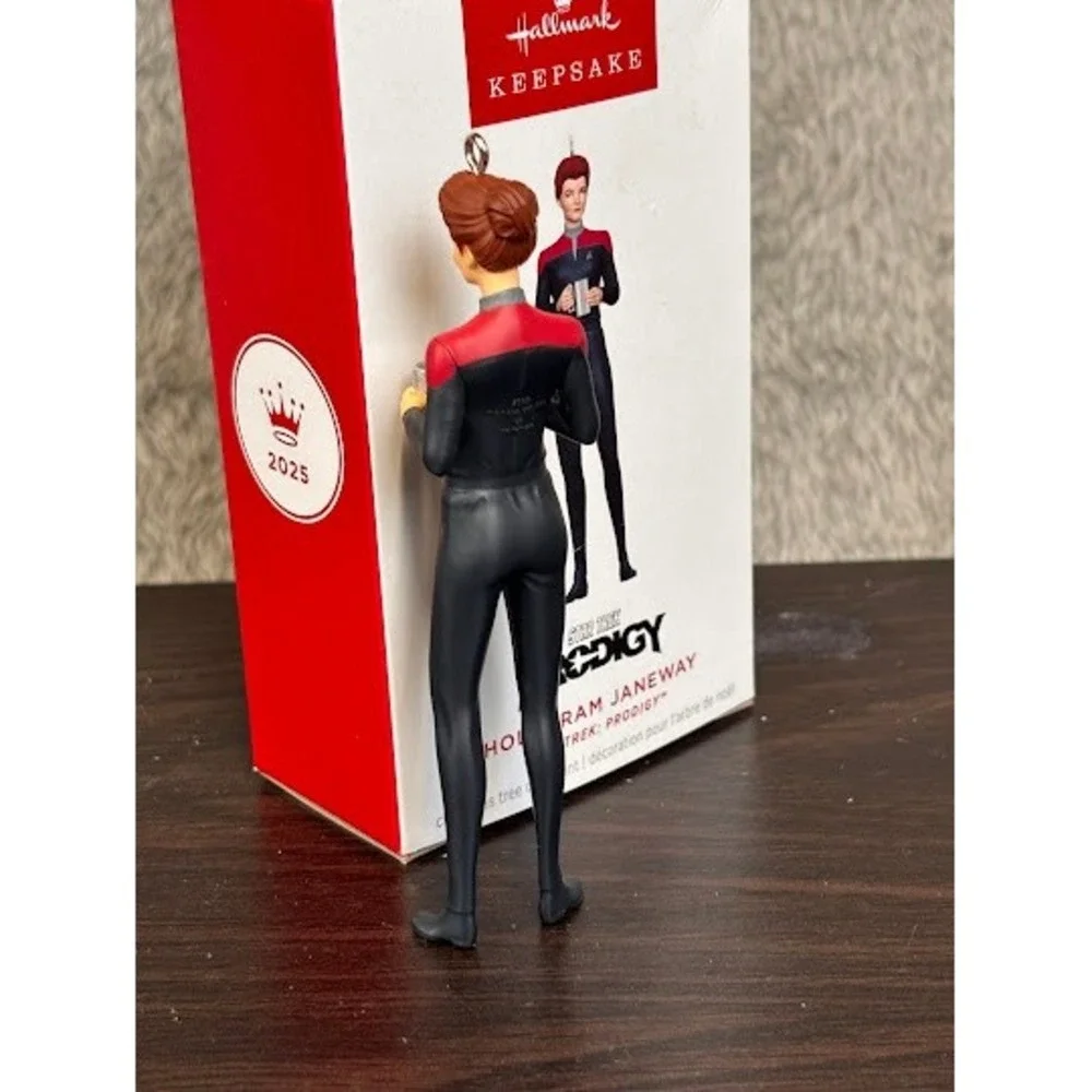Hallmark Keepsake 2025 Star Trek Prodigy Hologram Janeway Christmas Ornament NIB